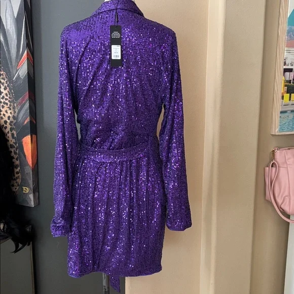 Fashion Nova Sequin Dress NWT - Picture 5 of 6
